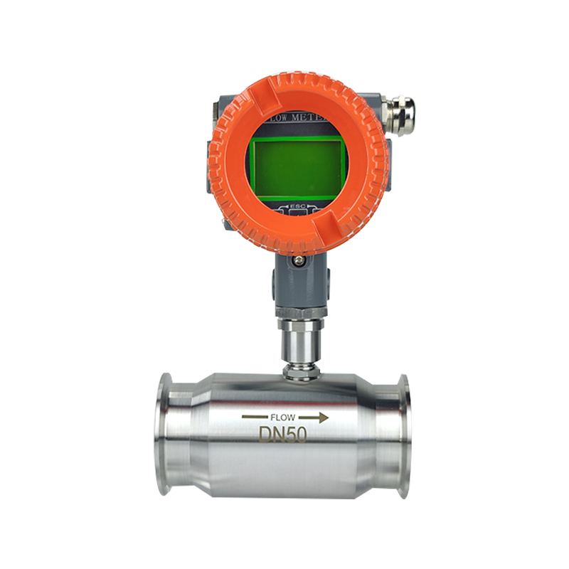 316L Stainless Steel Flanged Liquid Turbine Flowmeter with 4-20mA Signal Output