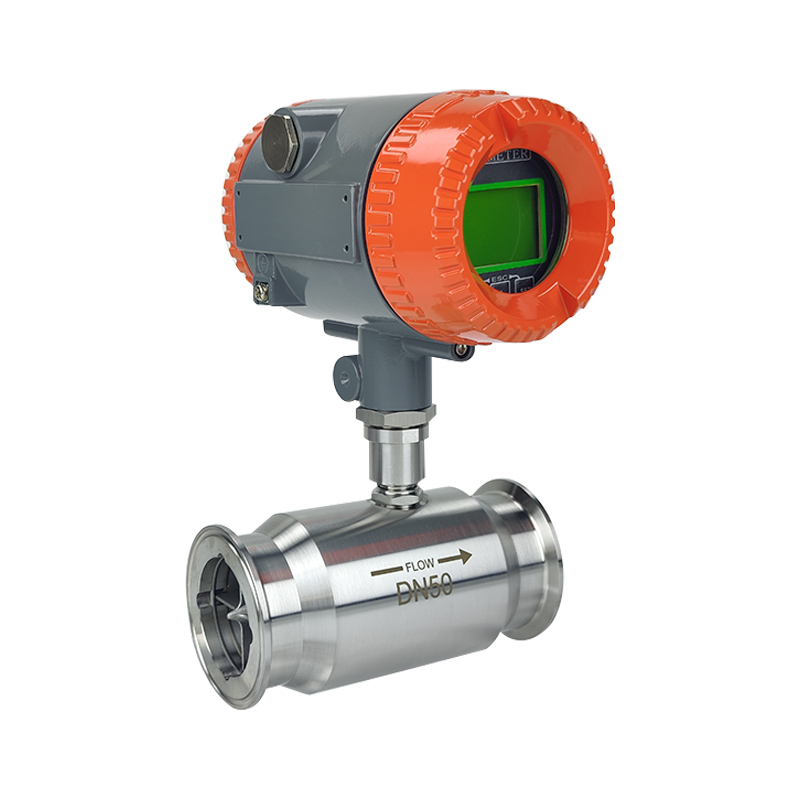 316L Stainless Steel Flanged Liquid Turbine Flowmeter with 4-20mA Signal Output