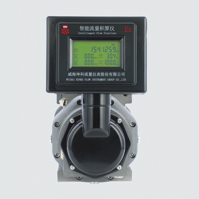 Compressed Air Waist Wheel Flowmeter Liquid Crystal Display Flowmeter