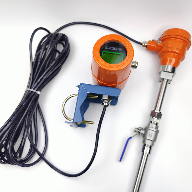 High Precision Measurement of Gas Flow Hot Gas Mass Flowmeter Field English Display