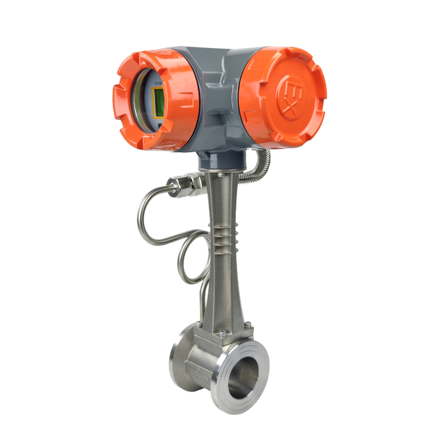  4-20mA Industrial Product LNG Steam Gas Liquid flow control water flow meter with RS485 Hart Clamp-on Connection
